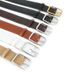 Simple and high-end waistband, women's Korean version, new versatile jeans, decorative male student belt, matte silver_viptrois.com