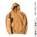 Loom Cross-Border Clothing 2024 Autumn Winter European And American High Street Hooded Men's Solid Color Sweatshirt Loose_viptrois.com