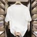 Men's Clothing Pure Cotton Summer Loose Round Neck Versatile Short Sleeved T Shirt Tops_viptrois.com