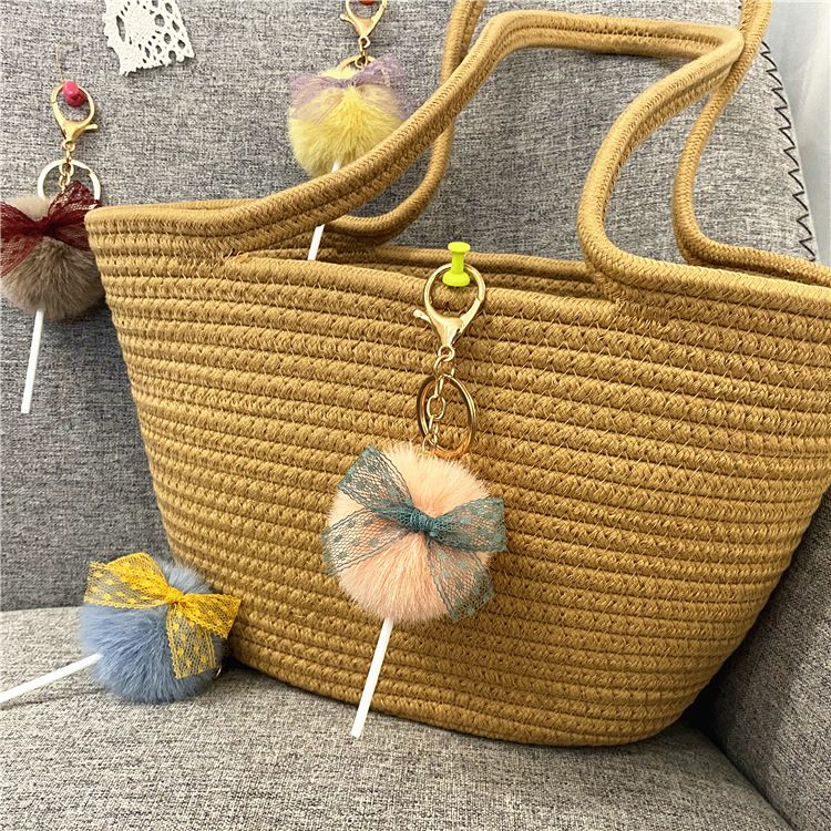 Bag Charm Fruit Keychain Cute Candy Mobile Phone Accessories Car Keychain Plush Bag Pendant Creative Gift_viptrois.com
