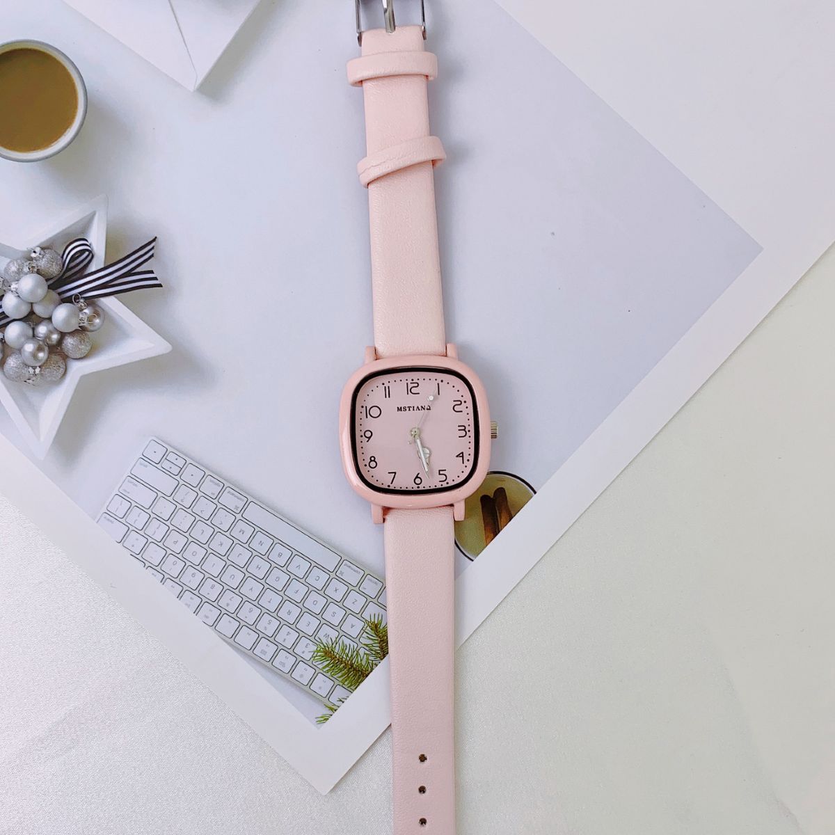 Mother & Kids Niche Design Temperament Cold Style Simple Fashion All Match Student Quartz Watch_viptrois.com