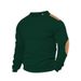 Men's Clothing Men's Casual Long Sleeve Sweatshirt - Spring Pullover Top With Comfort Fit (White, Black, Red, Beige, Green) - S-XXXL_viptrois.com