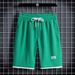Men's Summer Waffle Drawstring Shorts Casual Trendy Versatile Youth Style Five Point Outerwear Pants_viptrois.com