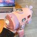 Kindergarten Excavator Plastic Cup Cartoon Excavator Plastic Straw Cup Children's Toy Car Student High Value Water Cup_viptrois.com