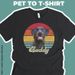 Custom Dog Shirt, Custom PeT Shirt Mens Womens Tees Top With Vintage Portrait - Personalize Your Pet_viptrois.com