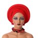 hot sale heavy industry bright silk layered strap hat Nigeria wedding party Baotou hat African hat_viptrois.com