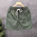 Men's Clothing Summer Men's Shorts Fashion Casual Versatile Quick Drying Beach Pants Solid Color Simple Trend Sports Couple Style Four Point Pants_viptrois.com