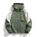 Oversized Men’s Bomber Jacket – Polyester Utility Coat With Zipper Pockets (Black, Khaki, Olive, Streetwear For Big & Tall Sizes L-9XL)_viptrois.com