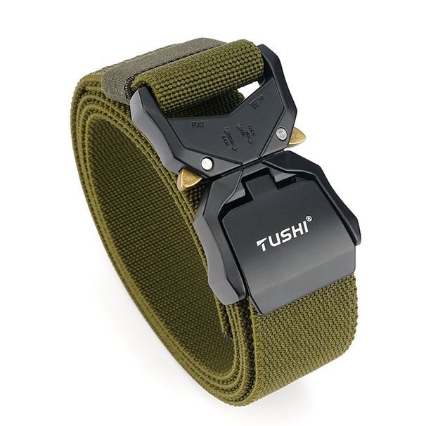 Men's Belts 3.8cm New Double Quick Release Aluminum Buckle Nylon Belt Men's Cobra Tactical Belt_viptrois.com