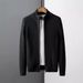 Pure 2025 Spring And New Cardigan Sweater Men Korean Version Zipper Outerwear Knitted Jacket Thickened Autumn Winter National_viptrois.com