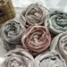 Unisex Scarf Women's striped shawl naturally wrinkled men's scarf_viptrois.com