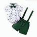 Mother&Kids Boy baby gentleman triangle suit summer boy dress children's dress_viptrois.com