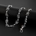 Hip Hop Punk Pants Men's High-end Fashion Personality Dark Spider Metal Waist Chain Accessories_viptrois.com