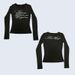 Men's Clothing American Long Sleeved T Shirt Dark Letter Print Top High Street Gothic Trend Wear Ins European And American Cross Border_viptrois.com