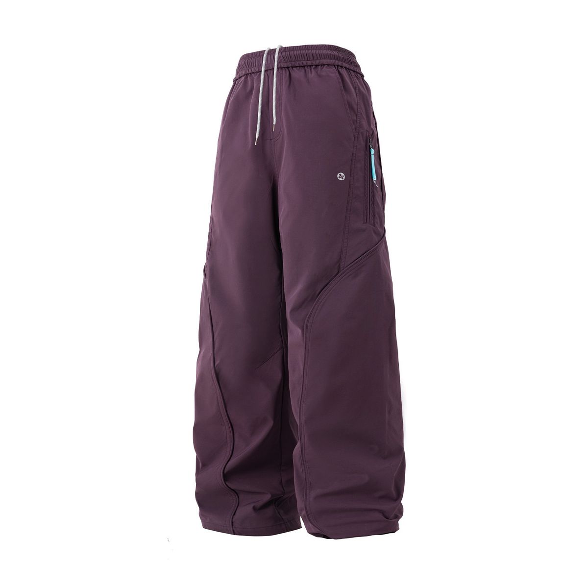 Men's Clothing Outdoor Water Repellent Casual Pants Men's Autumn Straight Leg Machete Pants Zipper Contrast Color Ribbon Split Sports Trousers_viptrois.com