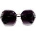 2024 new diamond studded for women, high-end and fashionable sungla, UV resistant gla, street photography_viptrois.com