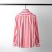 Men's Wide Striped English Embroidered Fashionable Casual Shirt Cotton Blend Long Sleeve Black White Trendy Business Wear_viptrois.com