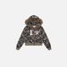 New Independent Station Ins Style Camouflage Design Sense Starry Sky Print Fur Collar Zipper Autumn Winter Hooded_viptrois.com