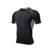 Men's clothing Sports T-shirt Men's running short sleeve fitness tights breathable quick dry moisture wadding sweat pressure_viptrois.com