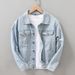 Men's Clothing Heavyweight Denim Jacket For Men Spring And Autumn Loose Trendy Brand Handsome Japanese Workwear Jacket_viptrois.com