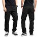 Men's Clothing Men's Loose Casual Workwear Trousers Spring Style Drawstring Multi Pocket Straight Fit For Formal & Casual_viptrois.com