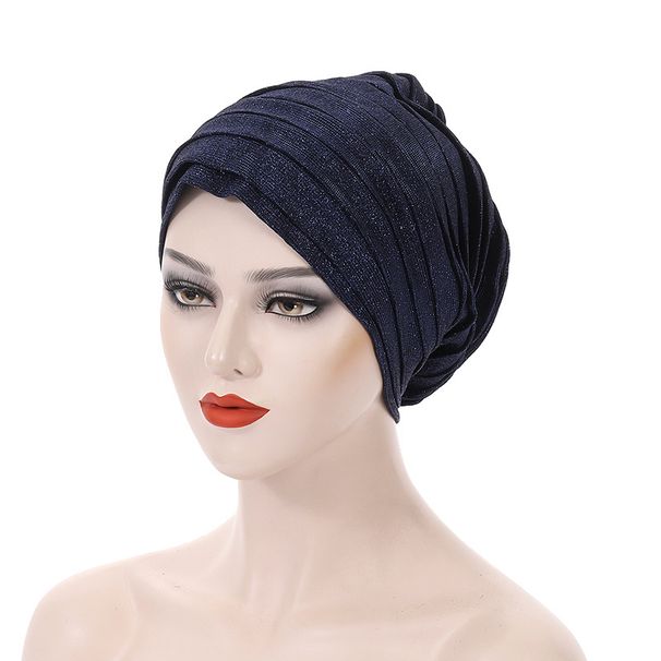Women's Scarves Hot Selling Glitter Multi Layered Bottoming Hat Fashionable Hat Muslim Hat Baotou_viptrois.com