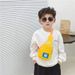 Kids Waist Bag - M Letter Print Mini Backpack For Boys (Custom Logo, Travel & School Use)_viptrois.com
