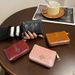 Women’s Bags Version Of Mini Short Women's Wallet Stacked Zipper Soft Wallet Coin Purse Women's Hand Held Card Holder Wallet_viptrois.com
