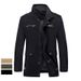 Men's Washed Cotton Jacket – Slim Fit Outdoor Windbreaker With Zippered Pockets (M-XXXXL)_viptrois.com