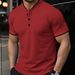 Men’s Performance Polo Shirt – Wrinkle-Free Polyester, Short Sleeve Baseball Collar (16 Colors, 5 Sizes)_viptrois.com