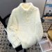 Button Polo Collar Soft Sticky Sweater Men's Knitted Sweater Thickened Mink Fleece Inner Undercoat_viptrois.com