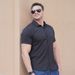 Men's Clothing Plus Size Fat Guy Summer Thin Short Sleeved Shirt Fat Brother Business Casual Loose Slightly Elastic Solid Color Professional Shirt_viptrois.com