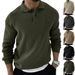 Men's Clothing Lapel Sweater Fashion Urban Slim Long Sleeved Knitted Sweater_viptrois.com