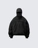 Unisex Zip-Up Hoodie With Full-Face Zipper & Eye Cutouts - Trendy Streetwear Pullover For Men & Women (Black/Gray, S-XXXL)_viptrois.com