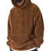 Men's Half-Zip Hooded Sweatshirt - Lightweight Long Sleeve Pullover For Casual & Streetwear, Breathable Polyester Blend_viptrois.com