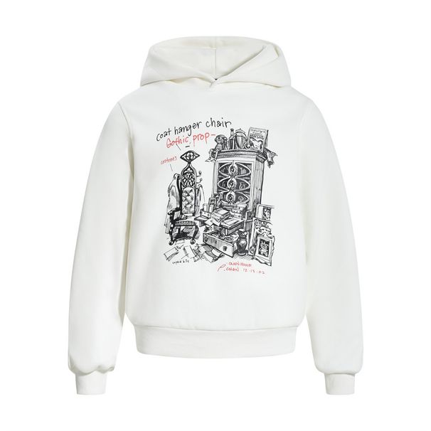 Cartoon Creative Hooded Sweatshirt Men's Spring And Autumn Loose Casual American High Street Ins Pullover Sports Hoodie_viptrois.com