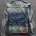 Men's Clothing Retro Blue Denim Jacket Trendy Loose Stretch Jacket Washed Nostalgic Versatile Denim Top_viptrois.com