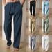 Men's Cotton-Linen Casual Pants - Loose Fit, Breathable & Versatile For Everyday Comfort_viptrois.com