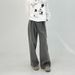 "Men's Relaxed-Fit Pleated Dress Pants - Striped A-Line Wide Leg Trousers With Arc Darts & Versatile Styling (Business Casual To Weekend Wear)"_viptrois.com