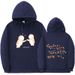 Loom 2024 New Fashion Printed Couple Astronaut Hooded Loose Unisex Casual Sports Sweatshirt_viptrois.com