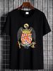 Spanish Empire T Shirt Top For Everyday Wear Homme Comfortable Casual Summer Breathable Versatile Fashion Streetwear Stretched Soft Slightly_viptrois.com