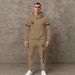 Men's Clothing Sweatshirt Same Style Trousers Set Men's Trendy Hooded Sweatshirt Jogger Pants Set Casual Streetwear Outfit (Multiple Colors & Sizes)_viptrois.com