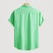 Men's Business Commuter Short Sleeved Shirt Solid Color Summer New Exclusive Supply_viptrois.com