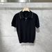 Men's Clothing Summer High End Style Breathable Men's Contrast Color Lapel Knitted Polo Shirt Casual Versatile Short Sleeved Men's T Shirt_viptrois.com