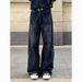 Trendy, Artistic, Stylish, Simple, And Versatile New Gradient Denim Jeans With A Harajuku Vibe._viptrois.com