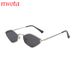 New Polygonal Sunglasses High End Ins Small Frame Design Metal Trend Sunglasses T1280_viptrois.com