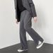 Men's Clothing Pants Men's Casual Pants All Match Spring Ins Casual Split Suit Pants Trendy All Match Wide Leg Pants_viptrois.com