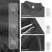 Men's Jacquard Polo Set – Long Sleeve Pullover & Trousers (Khaki/Light Blue/Greyish/Black, S-XXXL)_viptrois.com