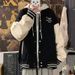 Autumn Retro Jacket Jacket Men's Loose Versatile Baseball Uniform Casual Cardigan Jacket Men_viptrois.com