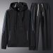 "Men's Hooded Jogger Set – Casual Long-Sleeve Hoodie & Lounge Pants (M-5XL)"_viptrois.com